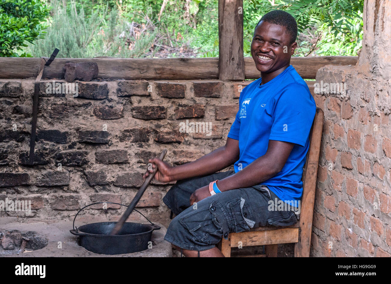 Coffee processing Eastern Uganda Stock Photo Alamy