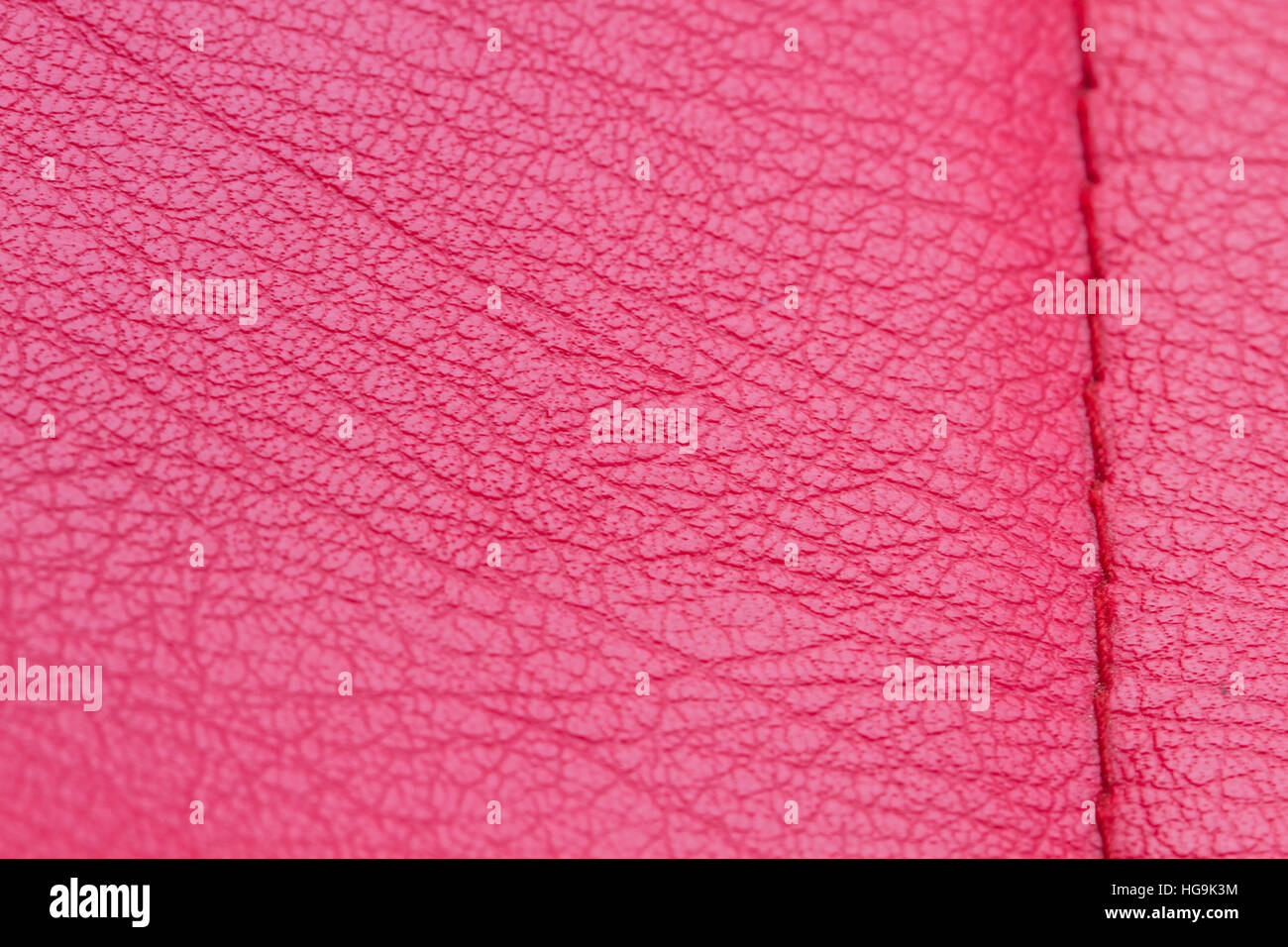 close up red leather texture background, can be used as background Stock Photo