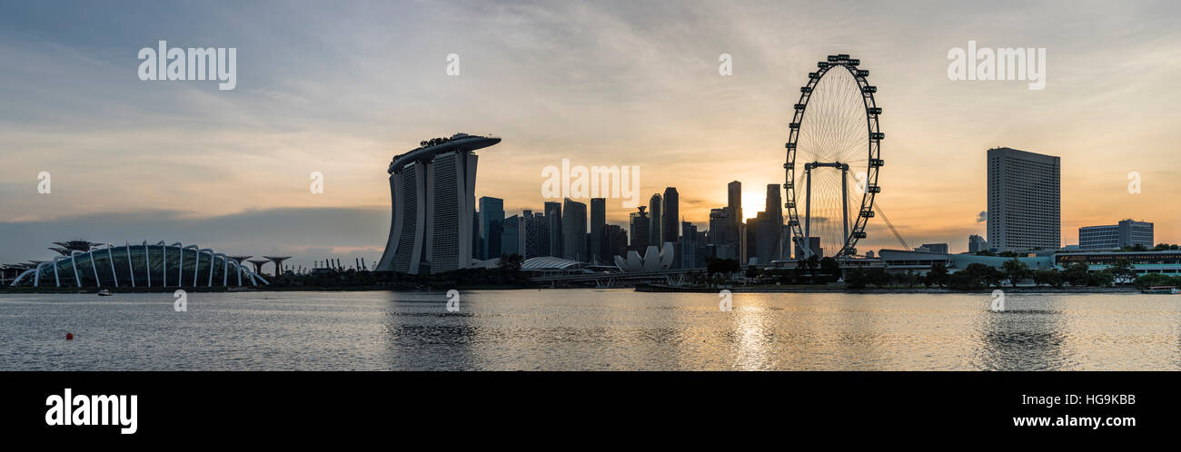 Singapore pano hi-res stock photography and images - Alamy