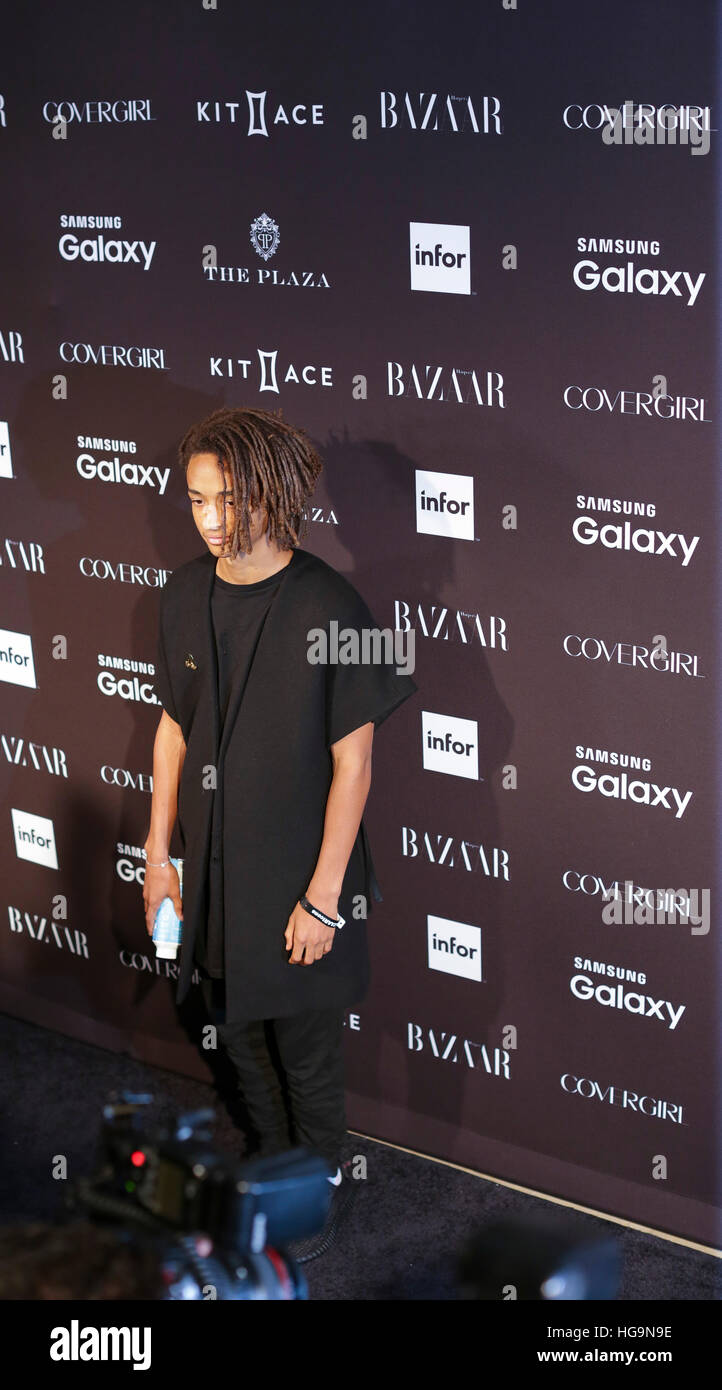 Jaden Smith arrives at the Harpers Bazaar Icons Gala Stock Photo