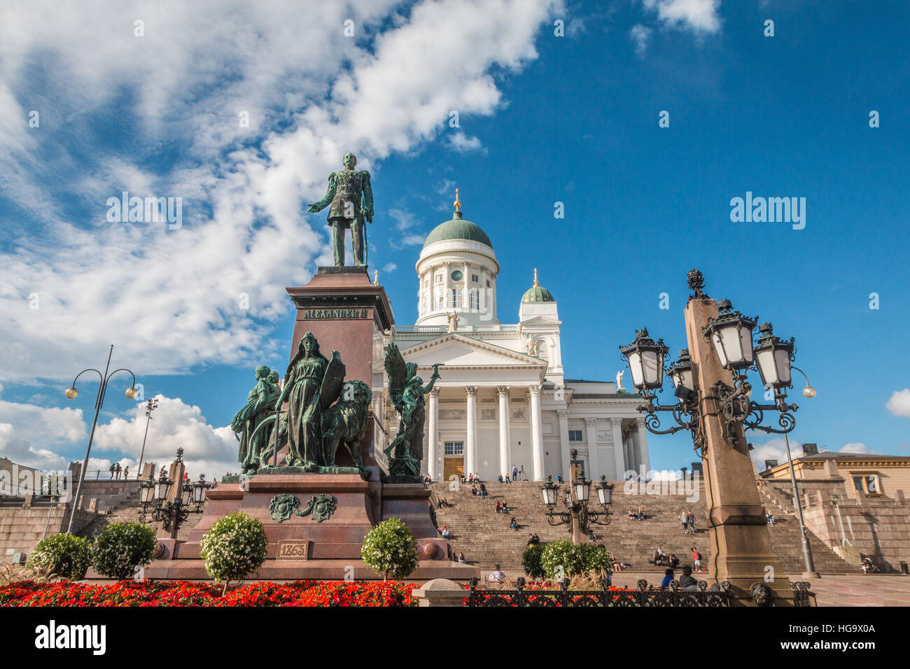Helsinki Cathedral in Finland Stock Photo