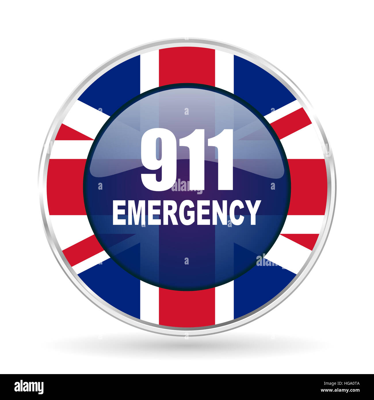 Number 911 icon hi-res stock photography and images - Alamy