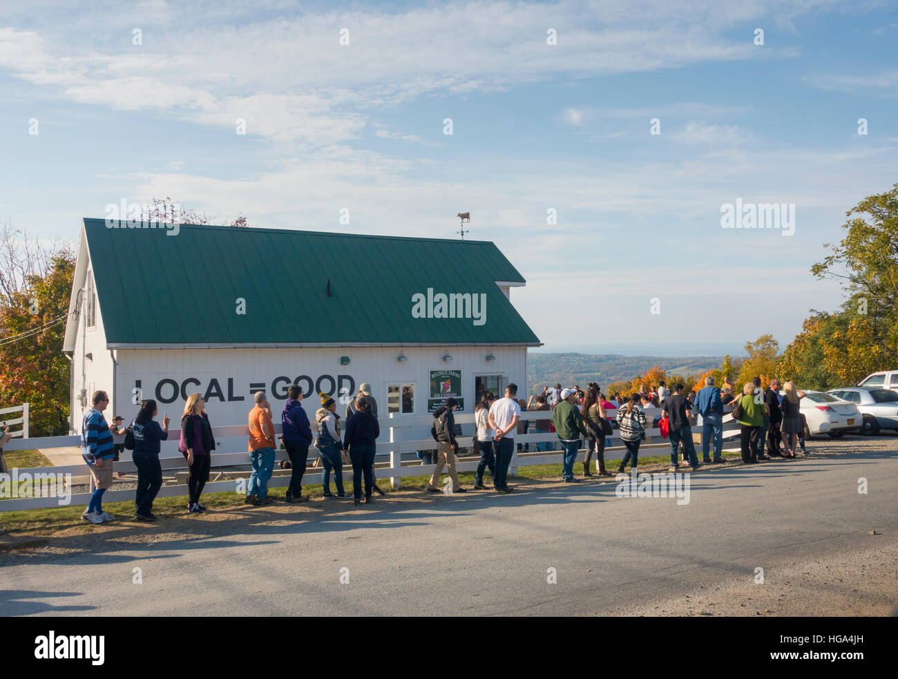 Bellvale Farms creamery Warwick New York Stock Photo Alamy