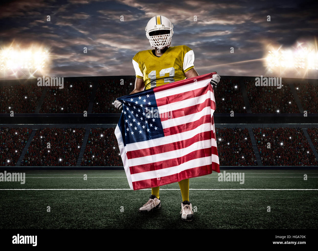 American football yellow flag hires stock photography and images Alamy