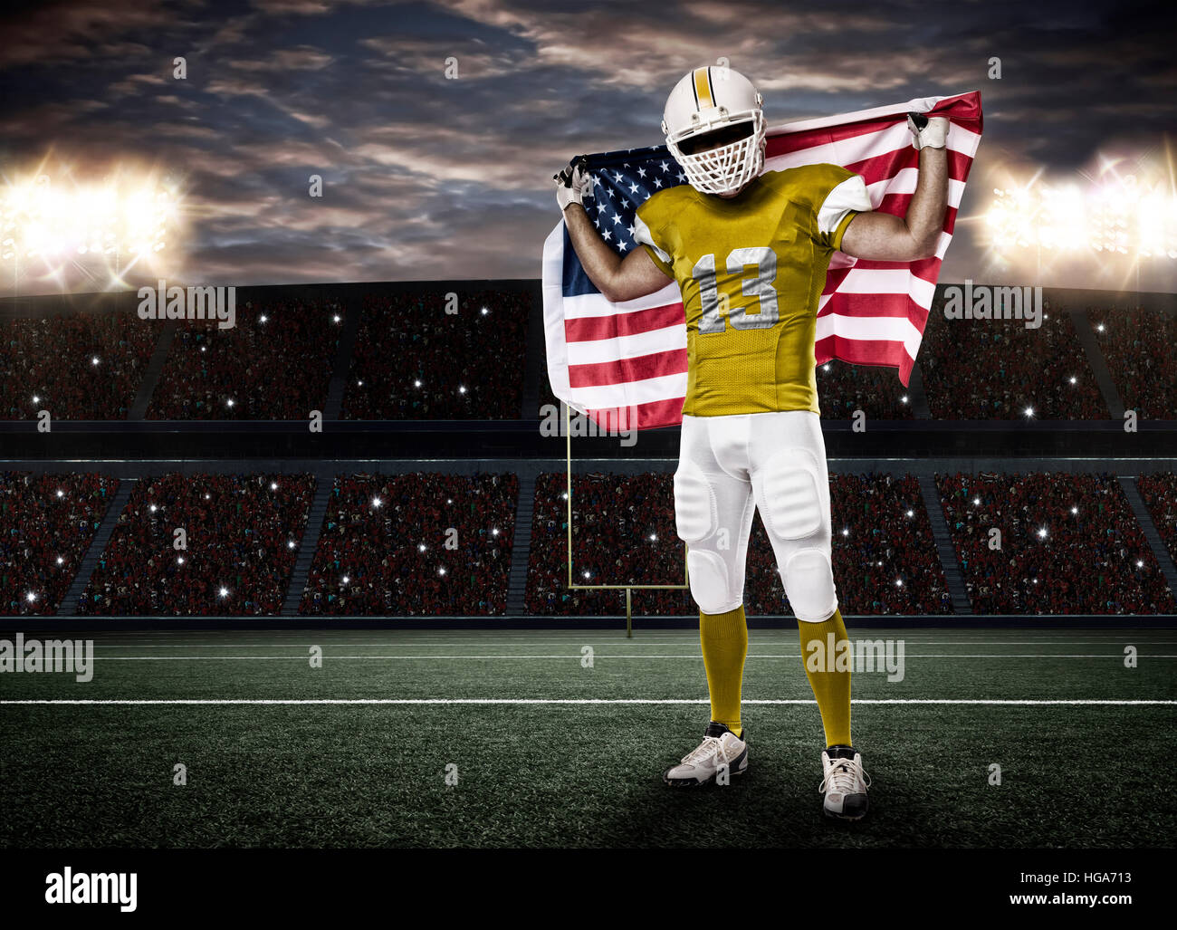 American football yellow flag hires stock photography and images Alamy