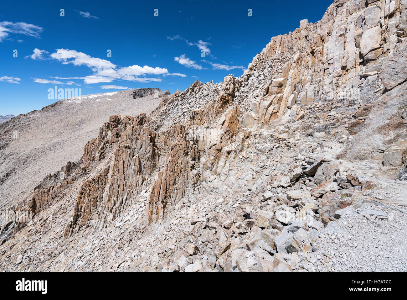 Ascending towards Mount Whitney, Sequoia National Park, California, United States of America, North America Stock Photo