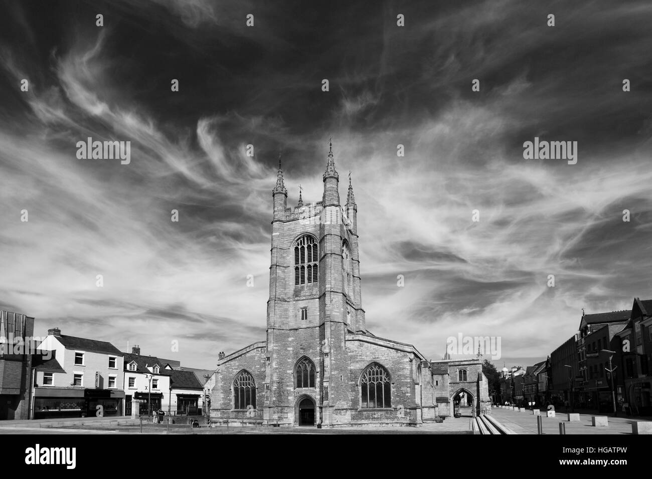 St Johns Church, Peterborough City, Cambridgeshire, England Stock Photo