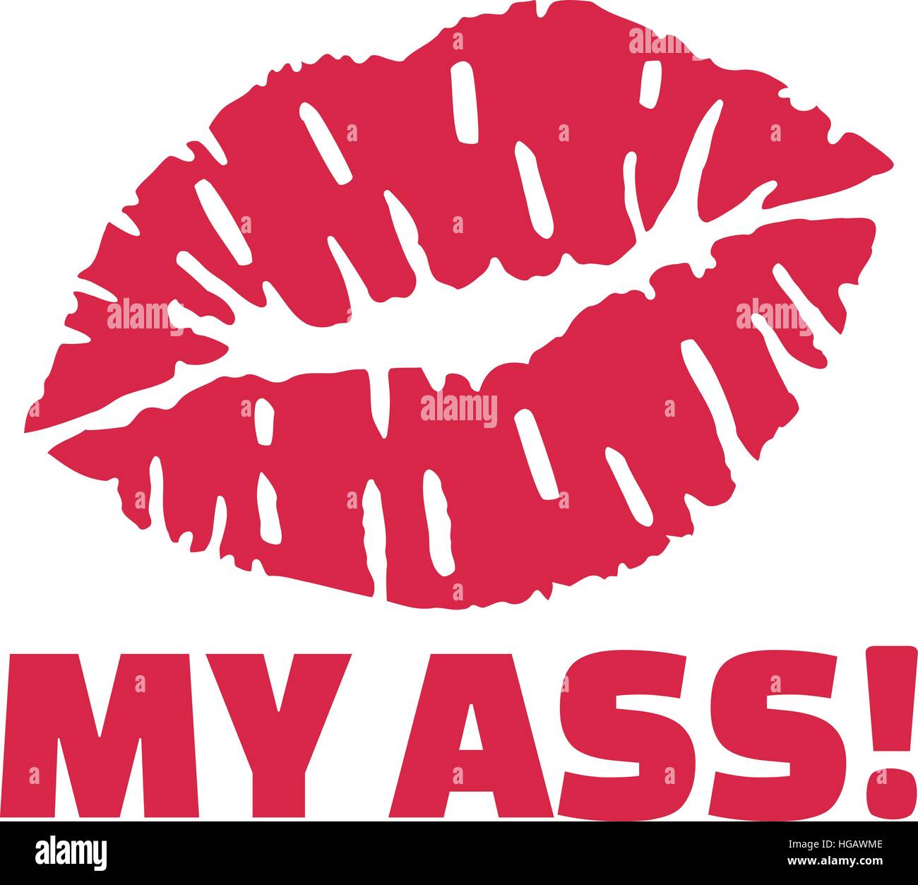 Kiss My Ass With Red Lips Stock Vector Image Art Alamy kiss-my-ass-with-red-lips-stock-vector-image-art-alamy