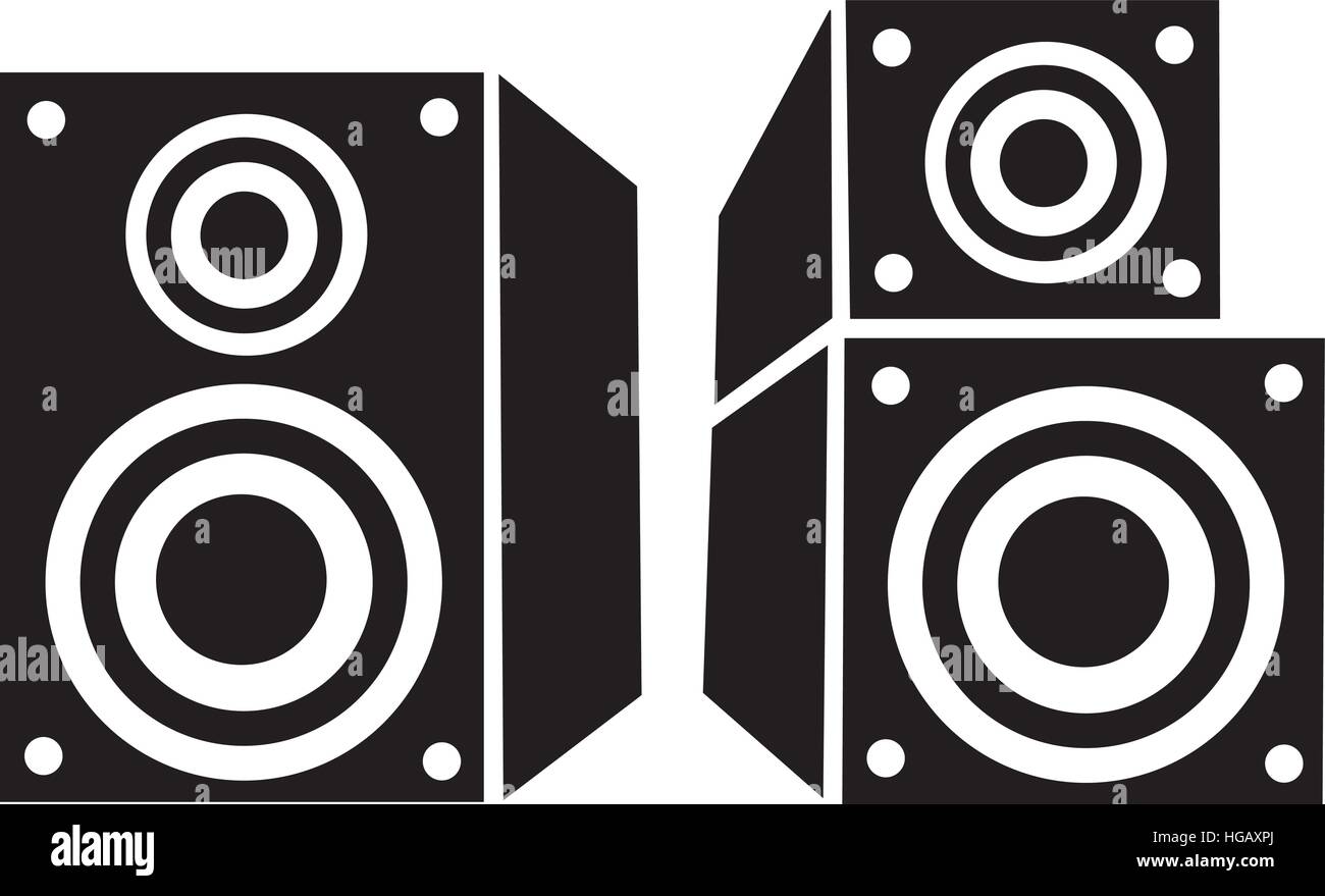 Loud speaker and bass box Stock Vector Image & Art - Alamy