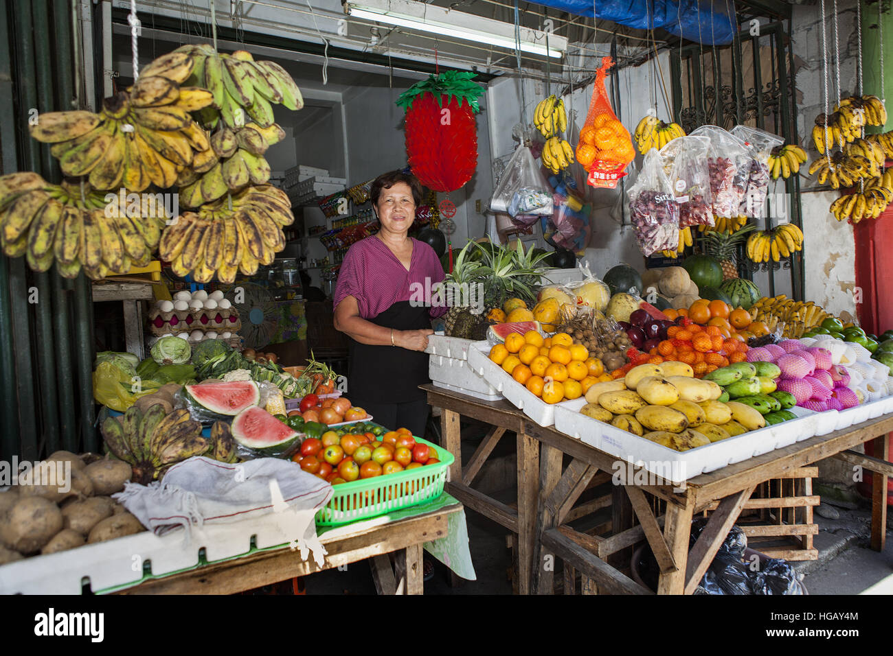 Philippines fruit market hires stock photography and images Alamy