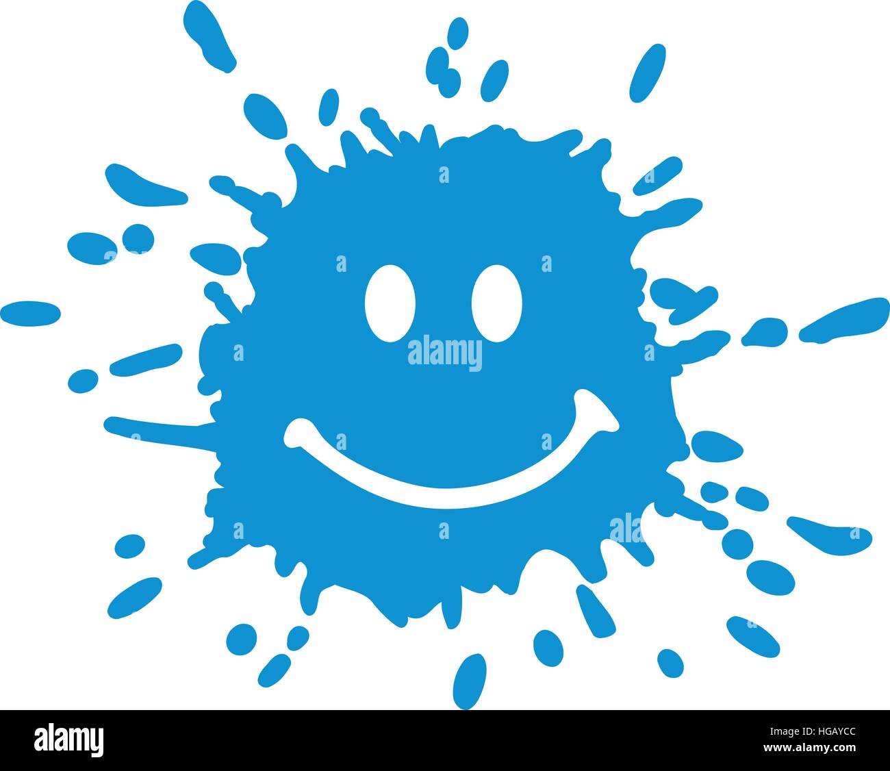 Color splash with face Stock Vector Image & Art - Alamy