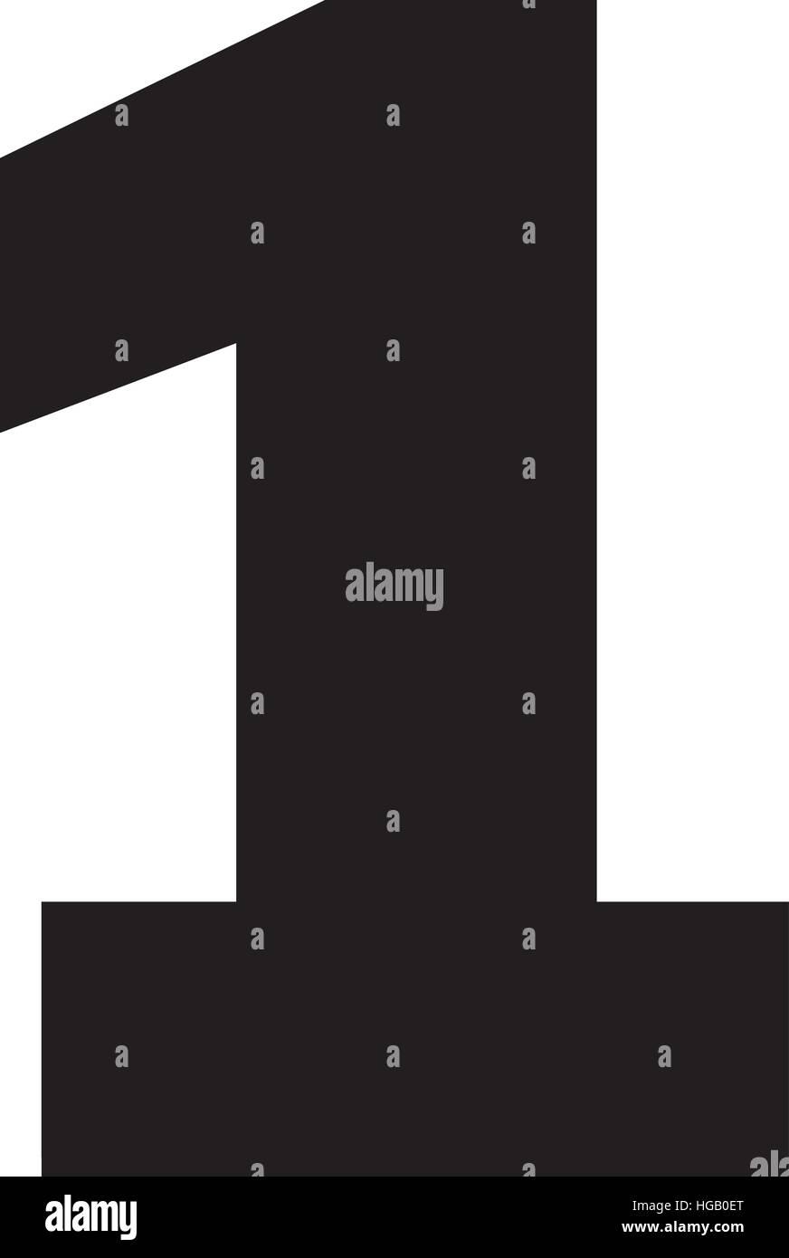 1 numeral Stock Vector Images - Alamy