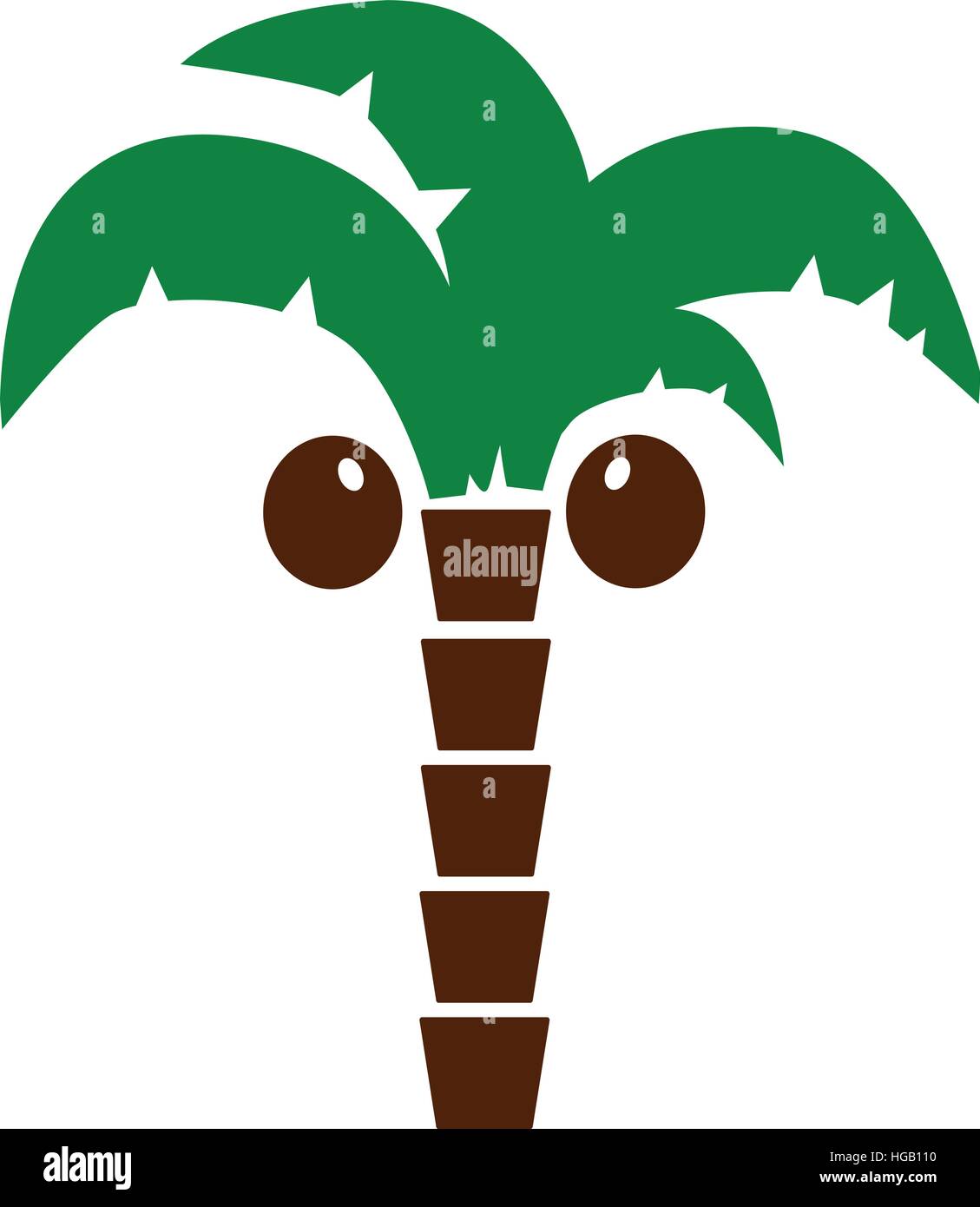 Palm tree icon with coconuts Stock Vector Image & Art - Alamy