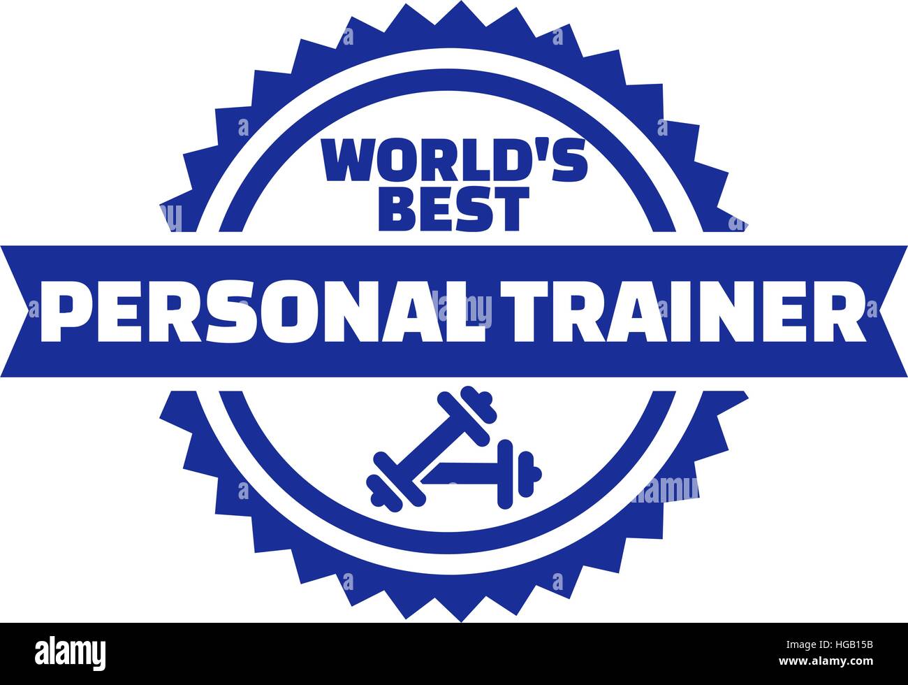 World's best personal trainer Stock Vector Image & Art Alamy