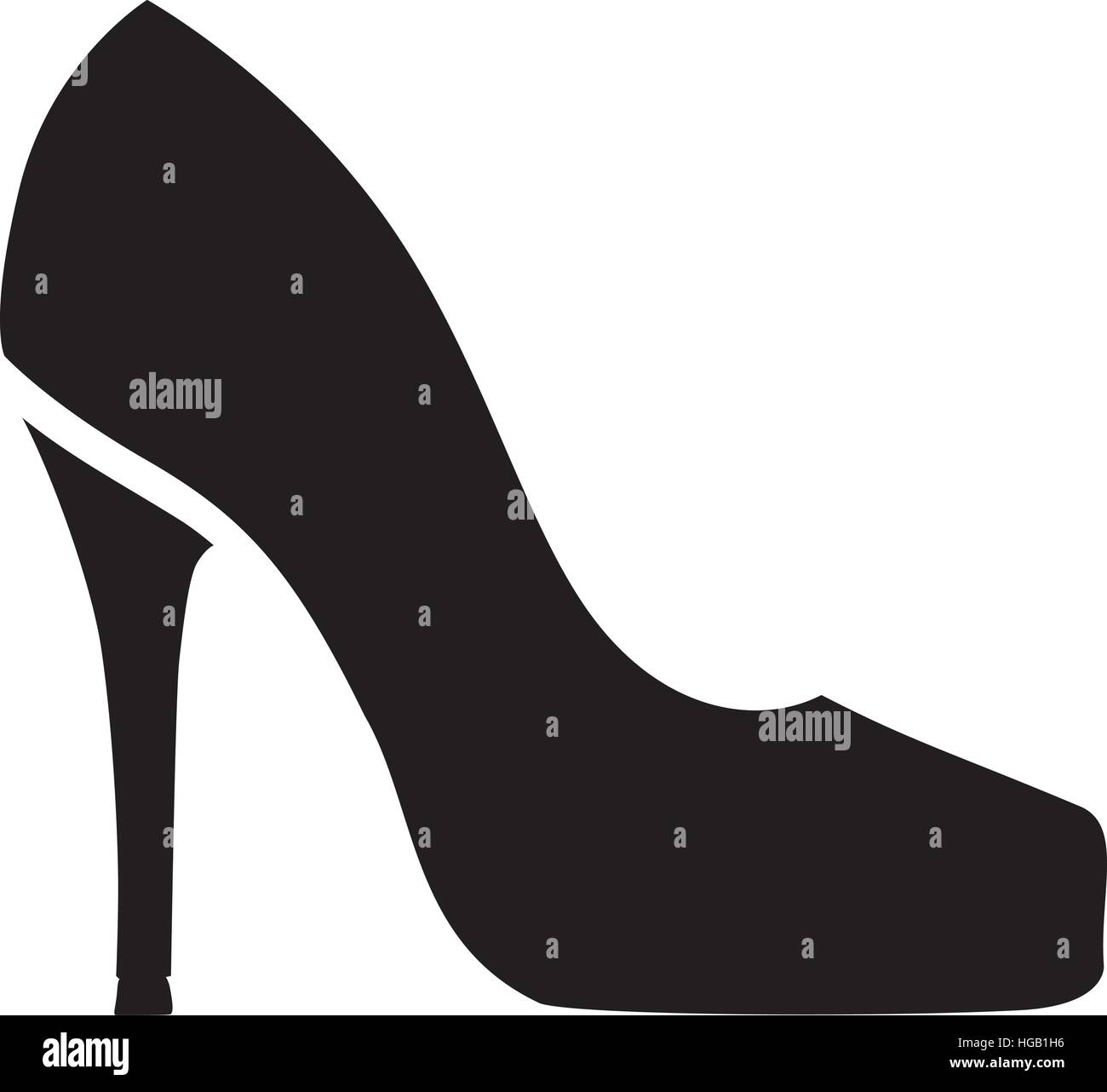 High heeled Stock Vector Images - Alamy