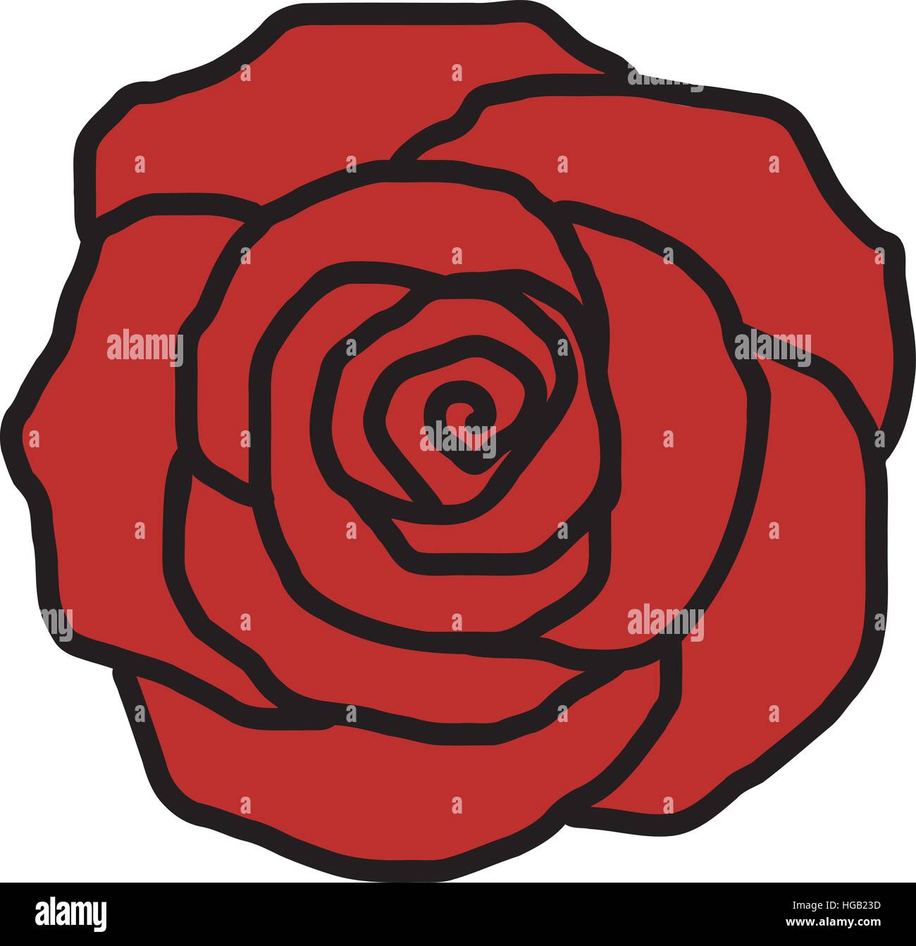 Rose petal icon Stock Vector Image & Art Alamy