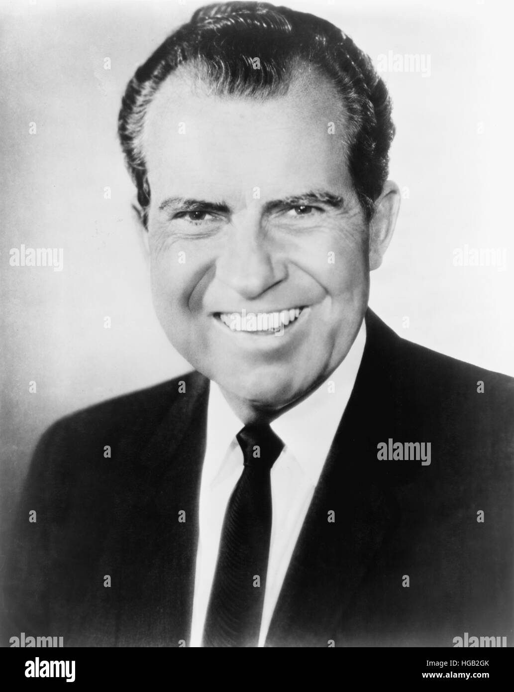 Richard M. Nixon portrait Stock Photo Alamy