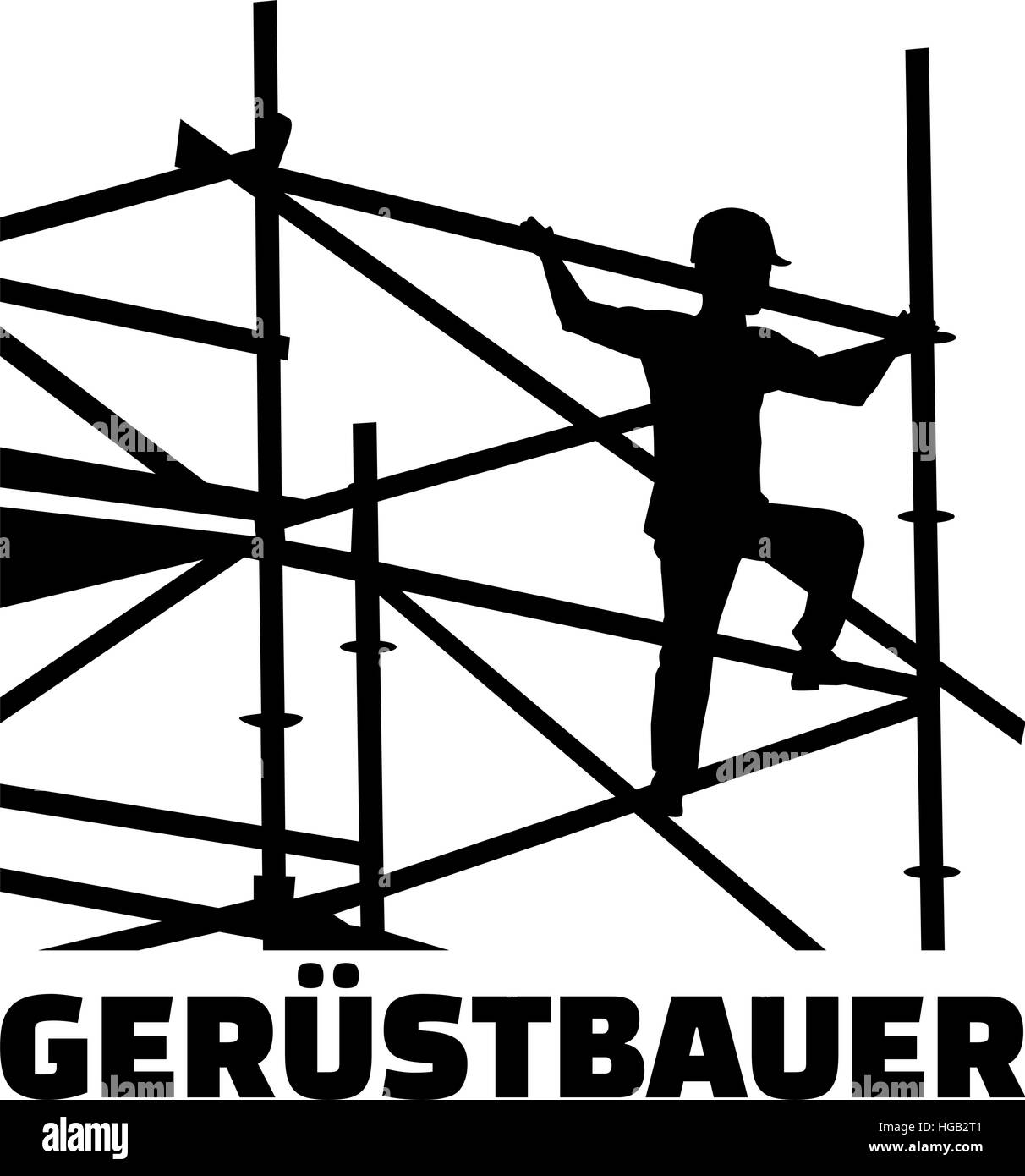 Scaffolder scaffolding scaffold Stock Vector Images - Alamy