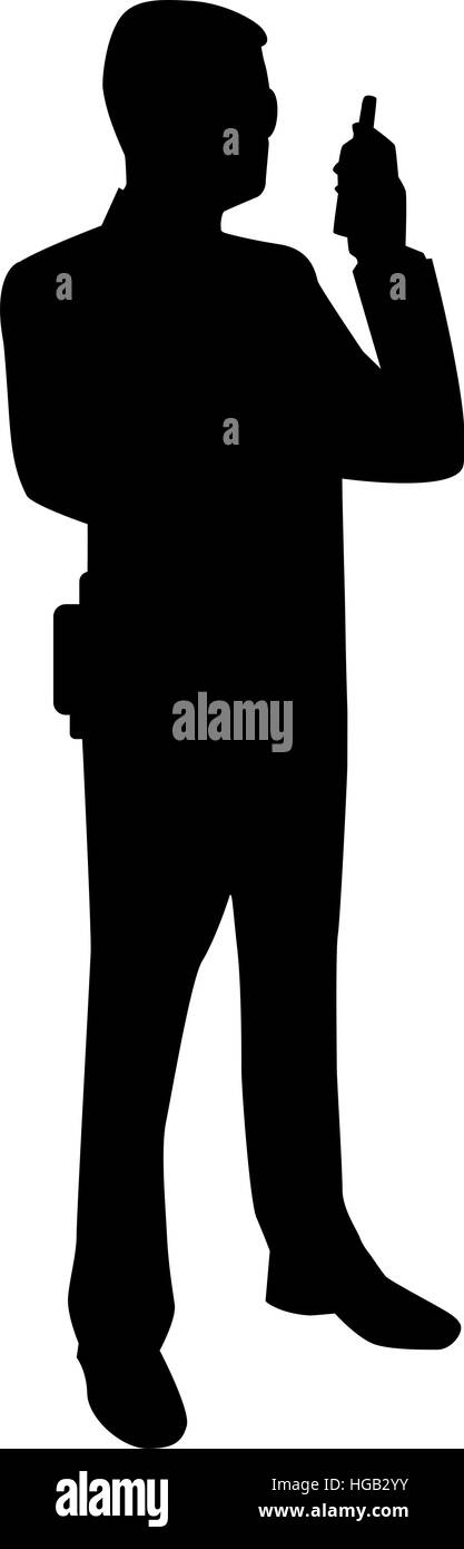 Security guard radio Stock Vector Images - Alamy