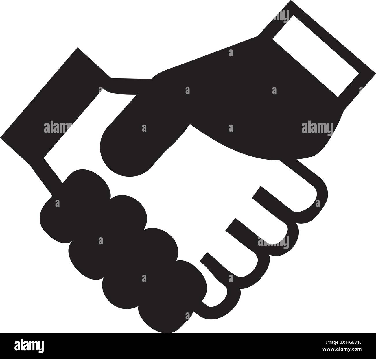 Handshake icon flat shaking hands Stock Vector Images - Page 3 - Alamy