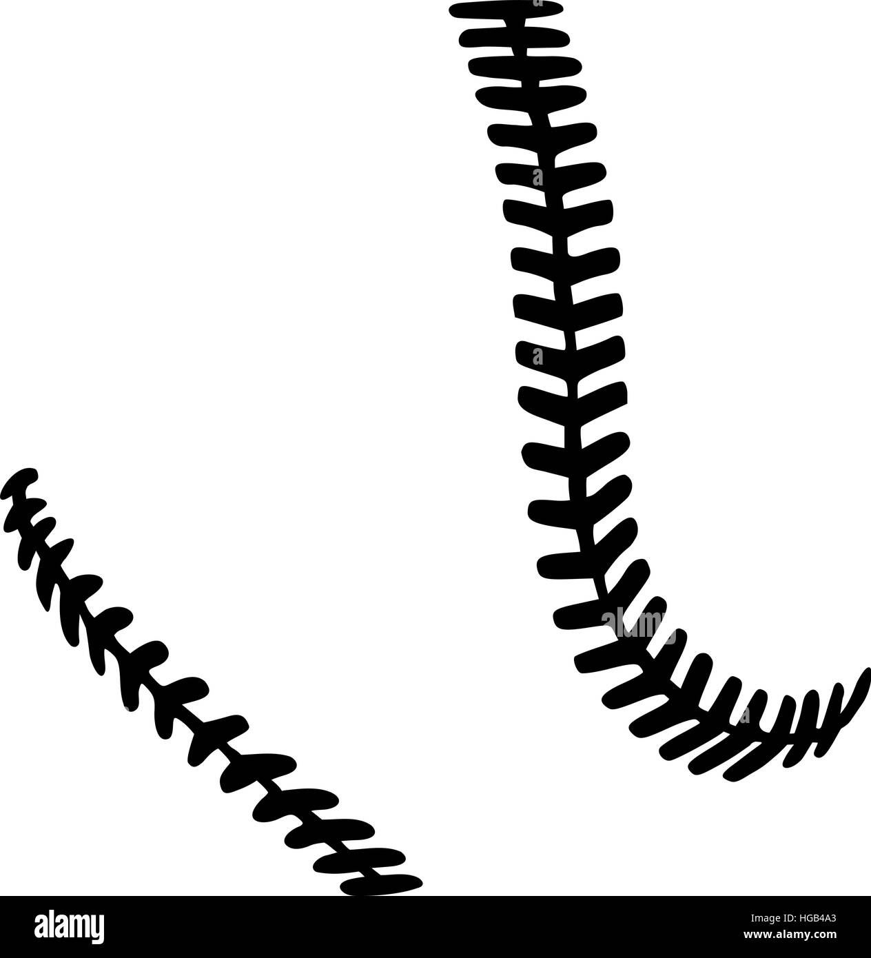 Baseball stitches Black and White Stock Photos & Images Alamy
