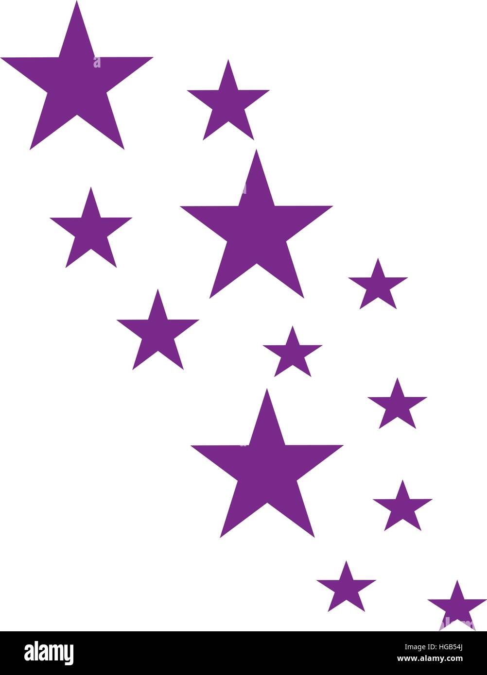 Rising stars graphic Stock Vector Images - Alamy