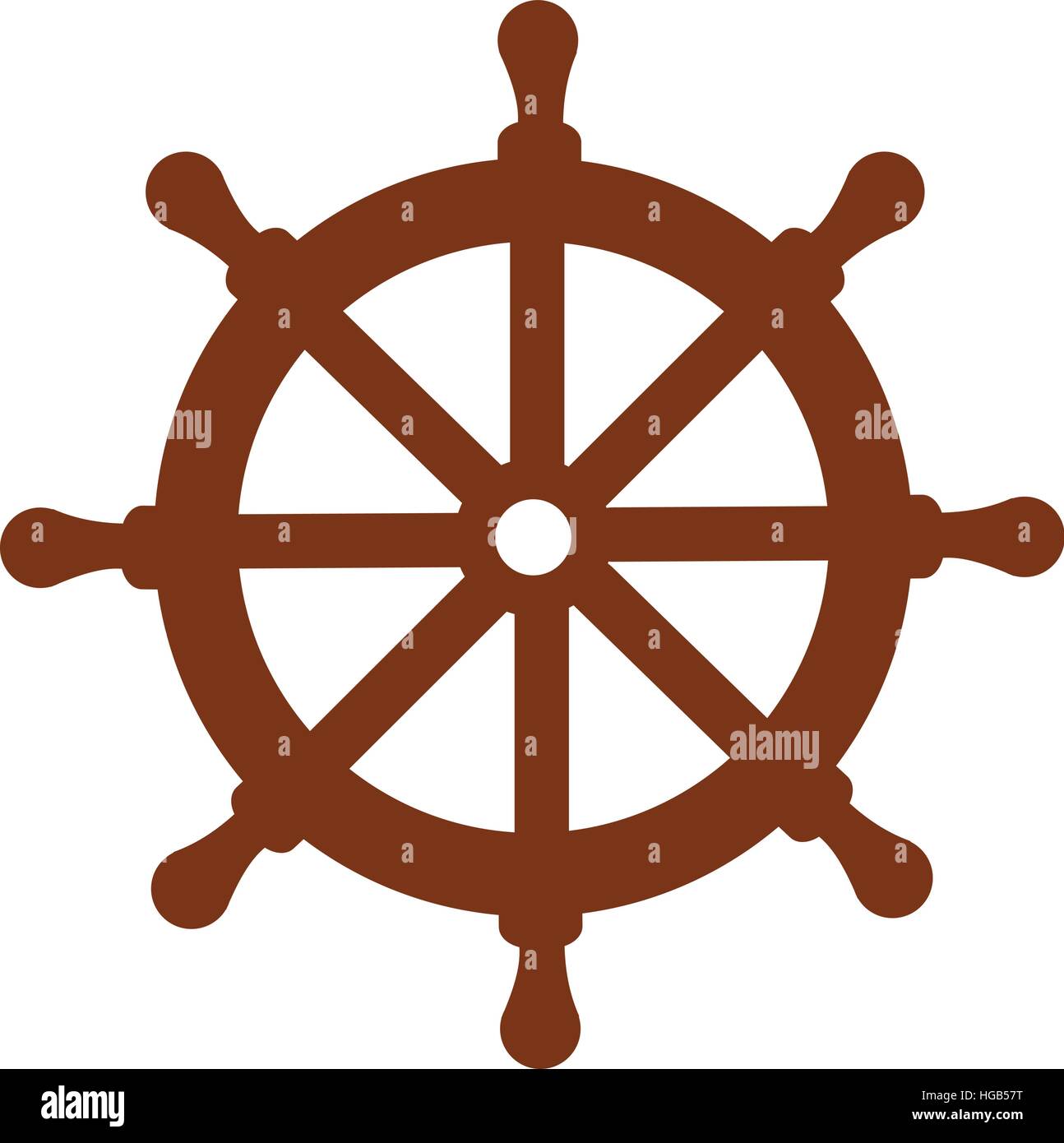 Ship steering wheel Stock Vector Image & Art Alamy