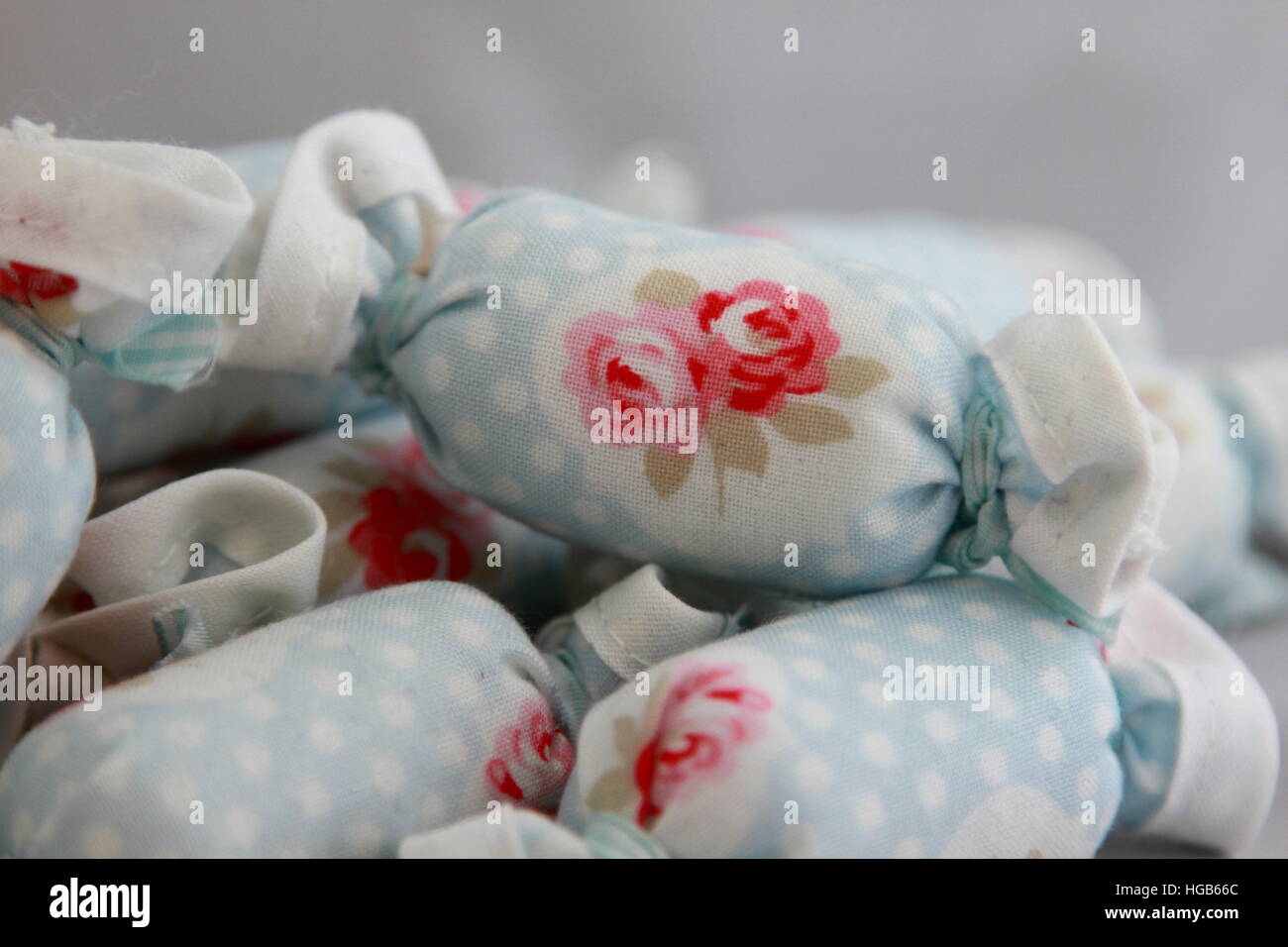 Close Up of Cotton Candy for Interior Decoration Stock Photo