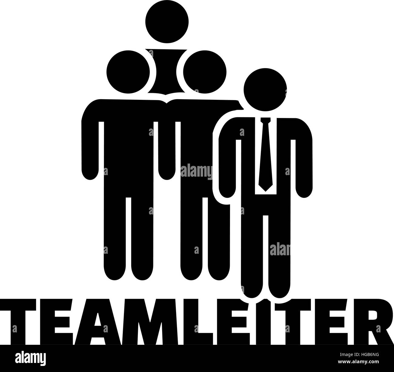 Team leader pictogram Stock Vector Images - Alamy
