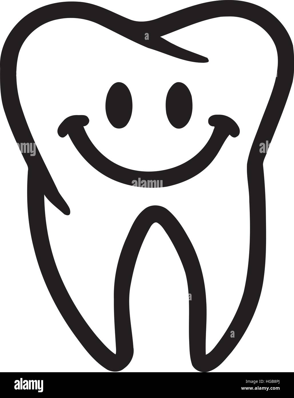 Smiling Tooth Vector