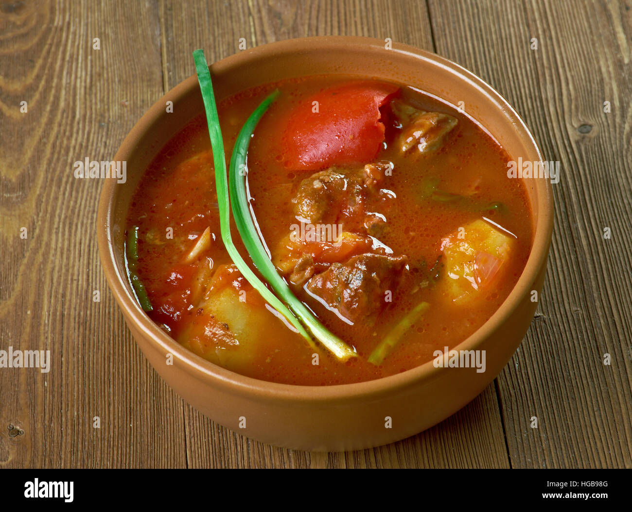 bogorash Magyar traditional soup Stock Photo - Alamy