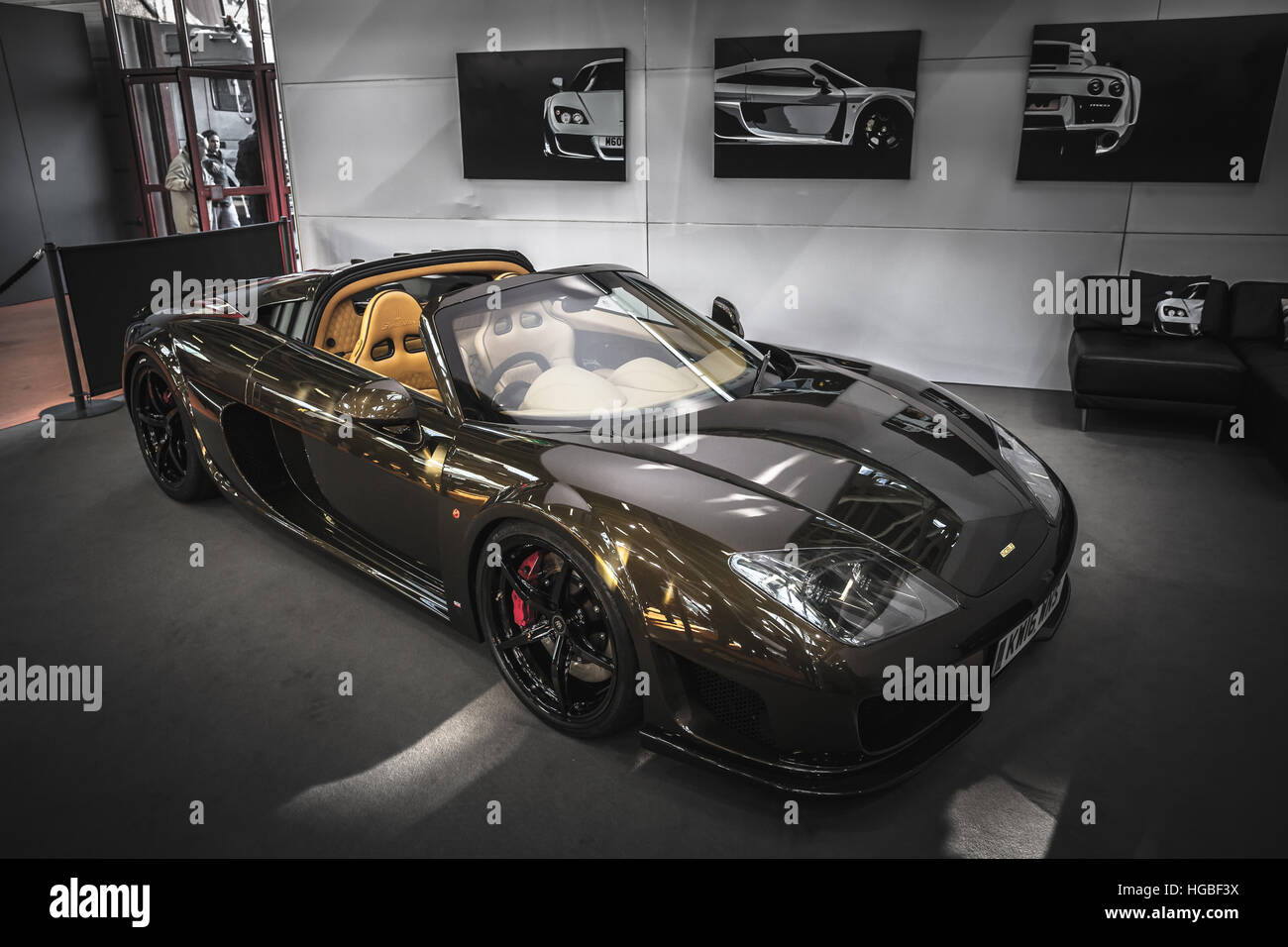 Italy, Bologna motor show 2016, Noble m600 roadster luxury sport car auto Stock Photo