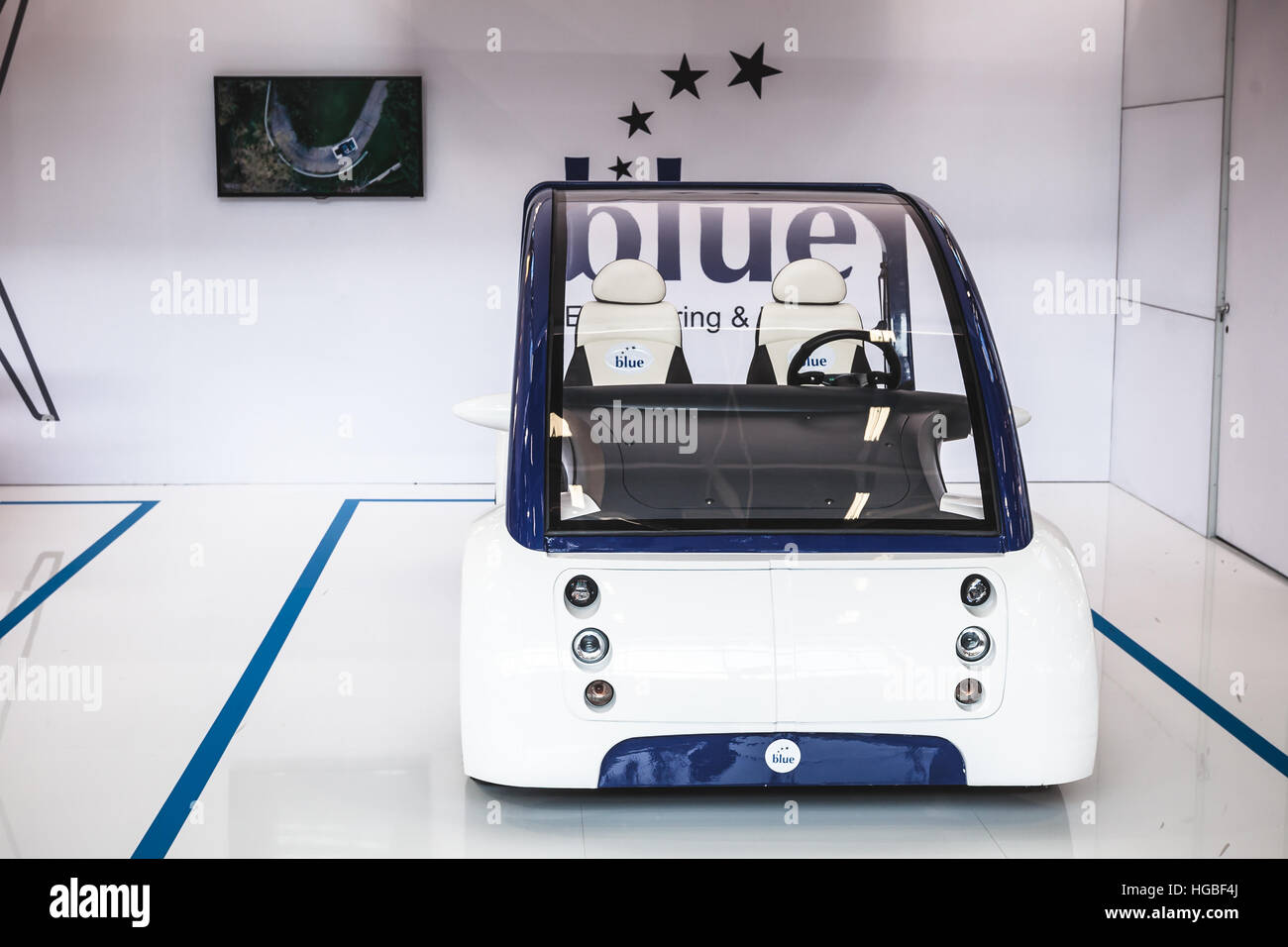 Italy, Bologna motor show 2016, Blue Engineering Concept car GRETA