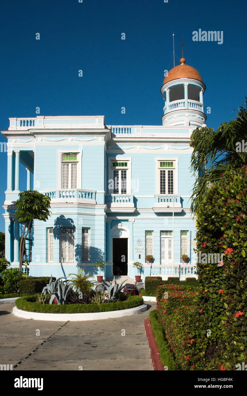 The Blue House, Cienfuegos, Cuba Stock Photo Alamy