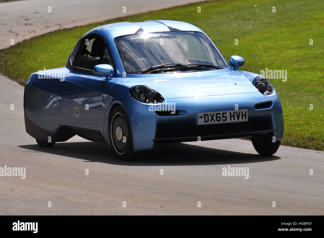 Riversimple revealed their 250 mpg hydrogen-powered car for the masses, called Rasa.The name Rasa comes from Tabula Rasa, clean slate (Latin) Stock Photo