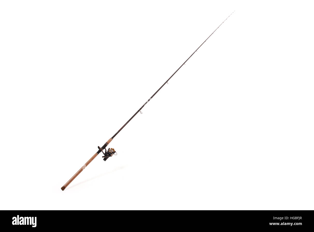 Carp feeder fishing rod in full size image (with the coil