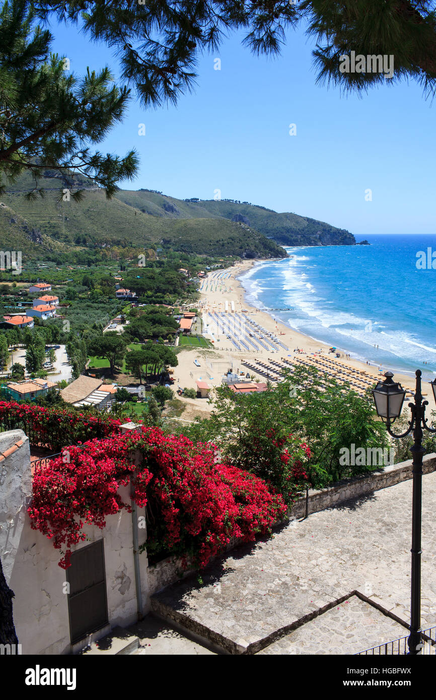 Sea At Sperlonga Italy Stock Photo