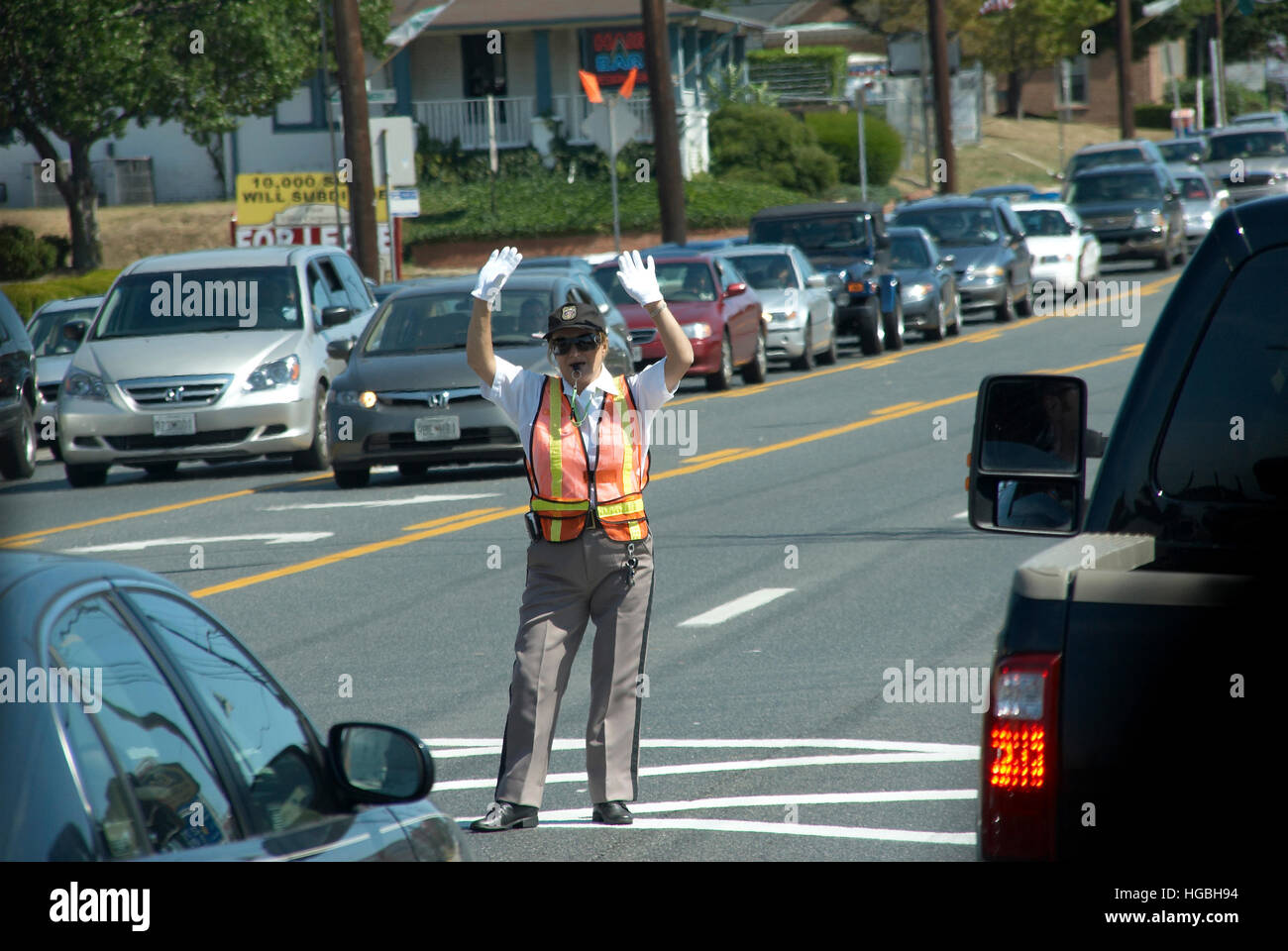 Directing Traffic High Resolution Stock Photography and Images Alamy