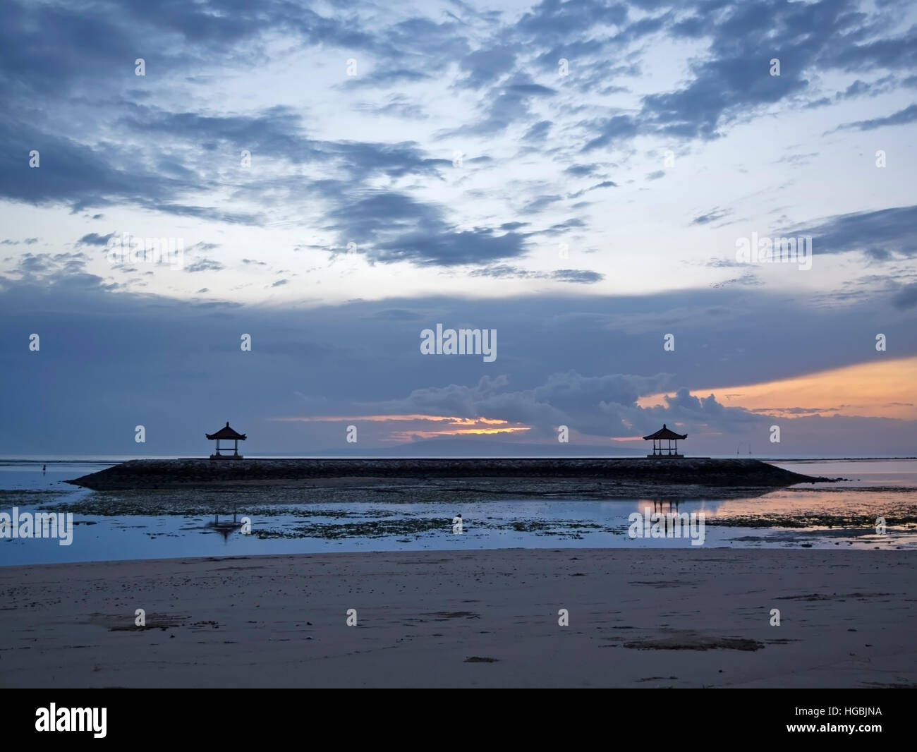 Bali Sunset Stock Photo