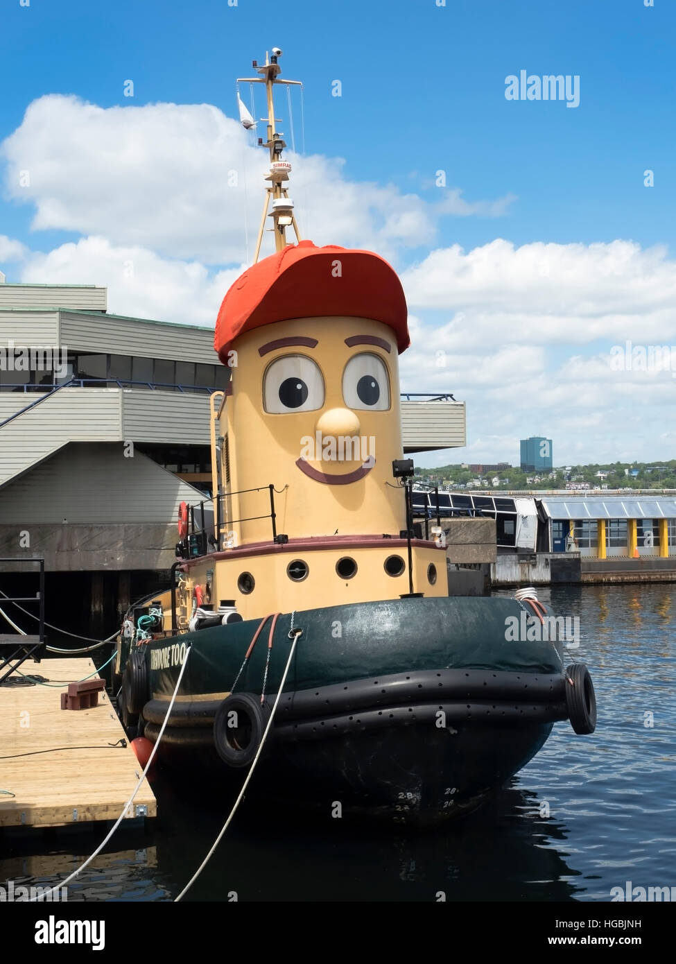 Theodore tourist tugboat in Halifax harbour, Nova Scotia Stock Photo