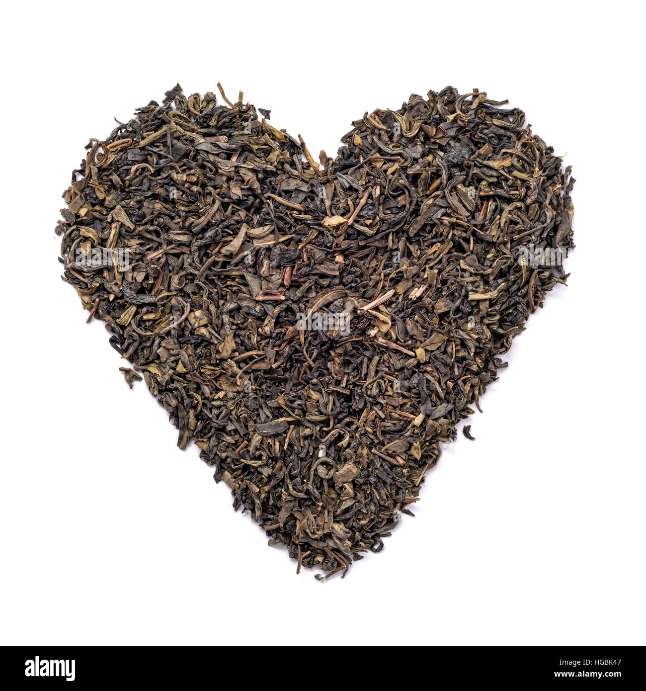 Tea shape of heart hi-res stock photography and images - Alamy