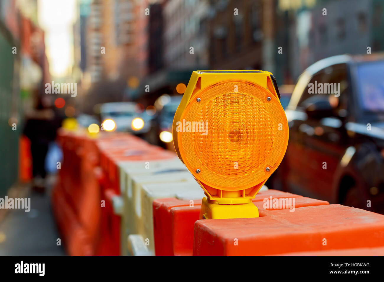 yellow traffic signal warning Yellow Warning Light Stock Photo Alamy
