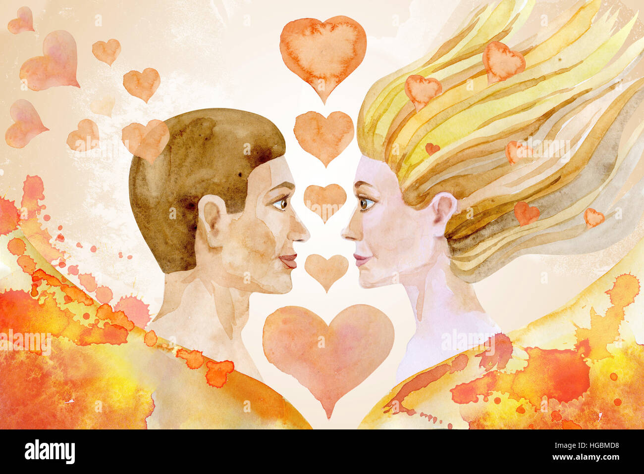 Man And Woman In Love Painting