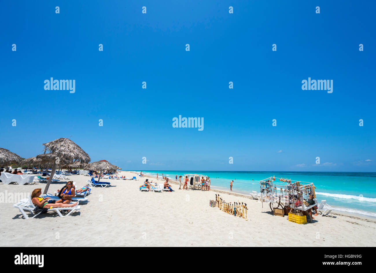 Varadero Beach, Cuba. Stock Photo