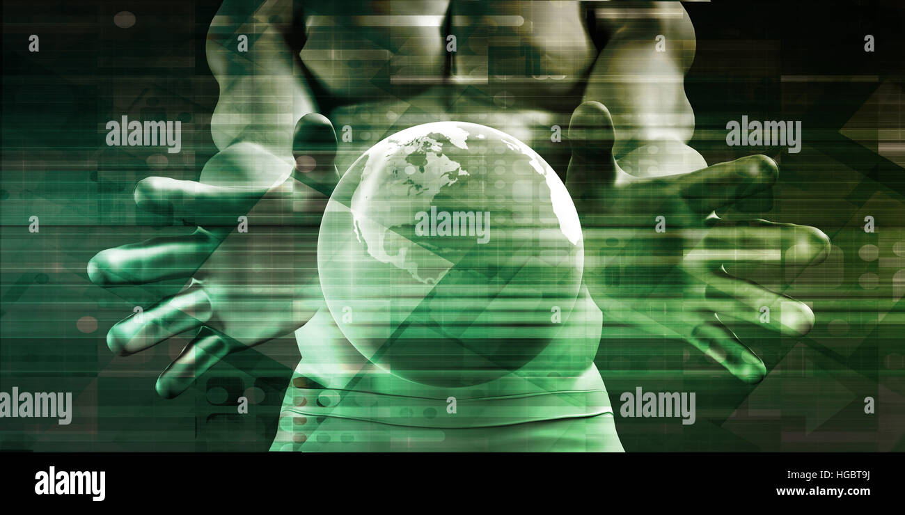 Access Control Security Platform and Global Surveillance Stock Photo