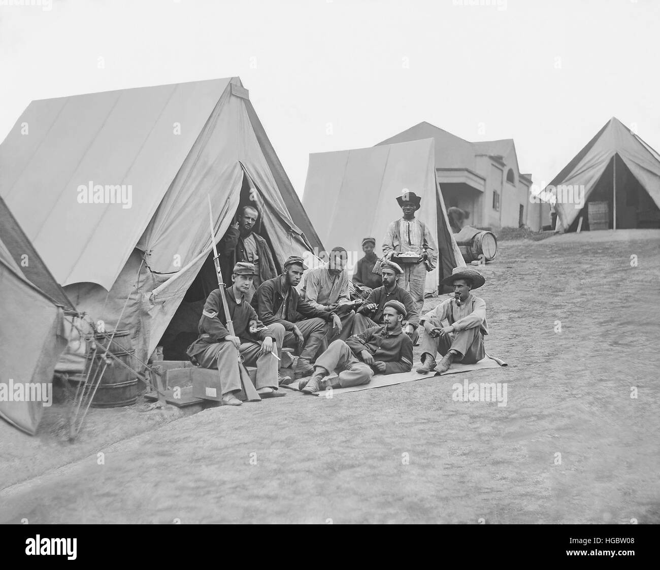 71st New York Infantry at Camp Douglas during the American Civil War