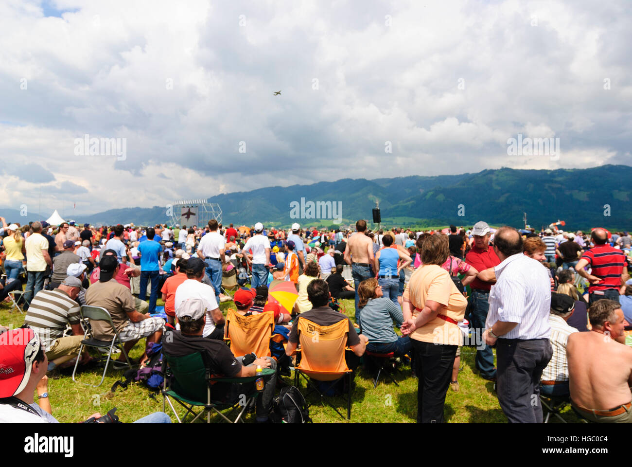 Zeltweg: Airshow Air Power 09; Flight demonstration, Murtal, Steiermark, Styria, Austria Stock Photo