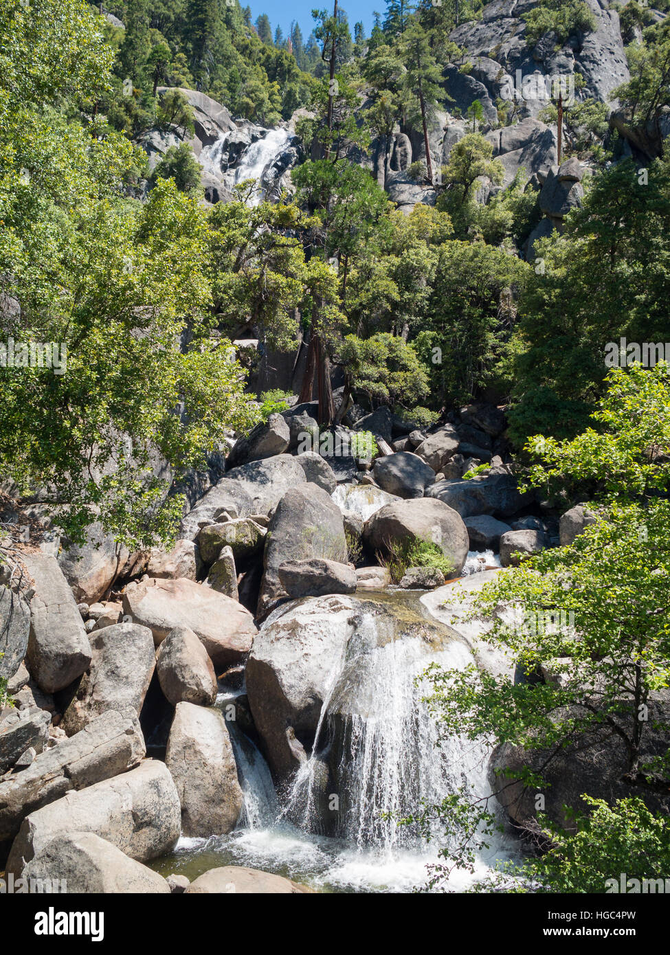 Cascade Creek in Yosemite National Park Stock Photo
