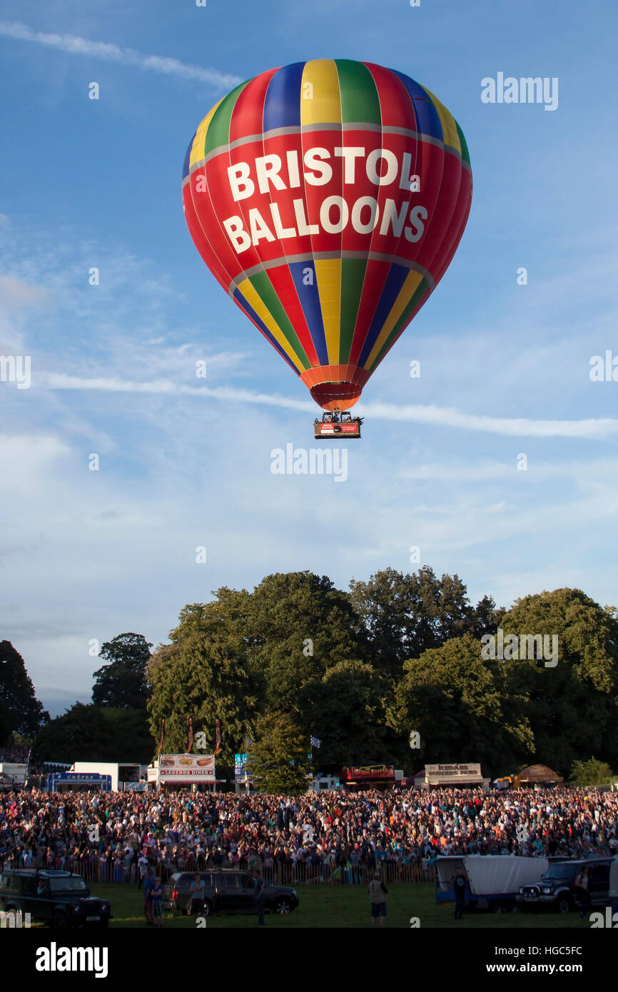 G-CGZR Cameron Hot Air Balloon of Bristol Ballooning at Bristol International Balloon Fiesta 2016 Stock Photo