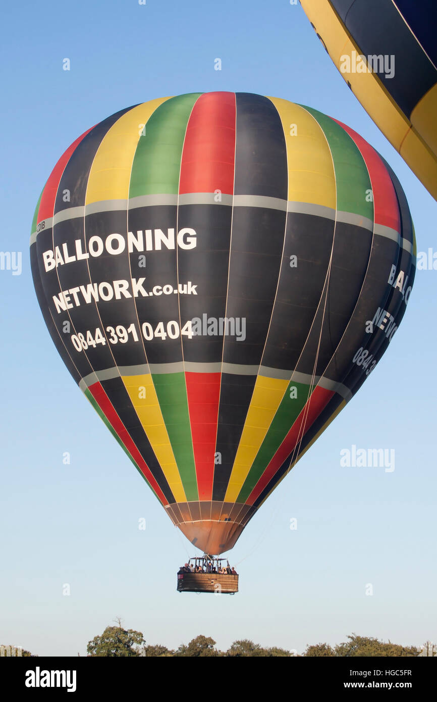 G-CDIB Cameron Hot Air Balloon of Ballooning Network at Bristol International Balloon Fiesta 2016 Stock Photo